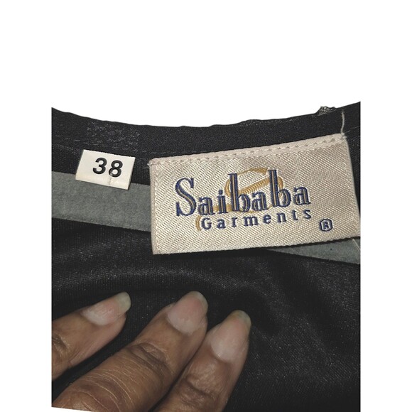 Saibaba Garments Beaded Detail Top Cocktail Dress Lightweight Womens  6 (38) - Picture 2 of 4